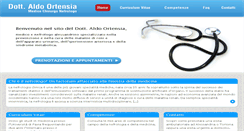 Desktop Screenshot of aldo-ortensia.it