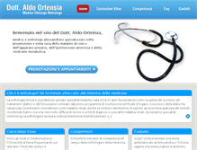 Tablet Screenshot of aldo-ortensia.it